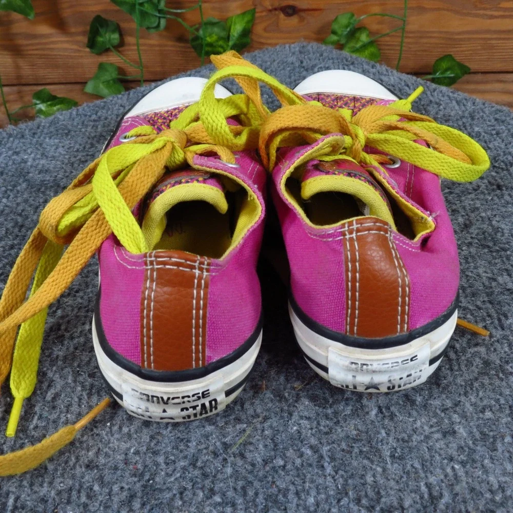 Converse Chuck Taylor All Star Loopholes Kids Sneaker Size 12 Play Pink Yellow